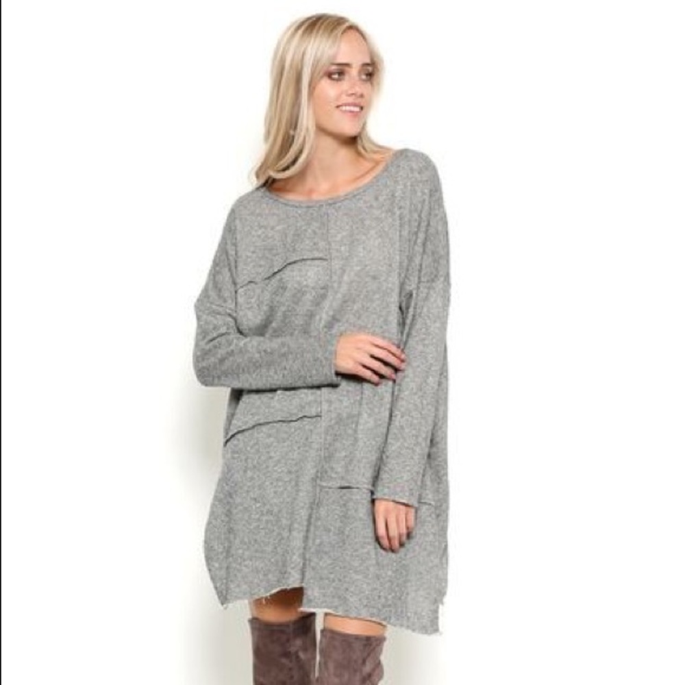 Oversized Asymmetrical Dress
